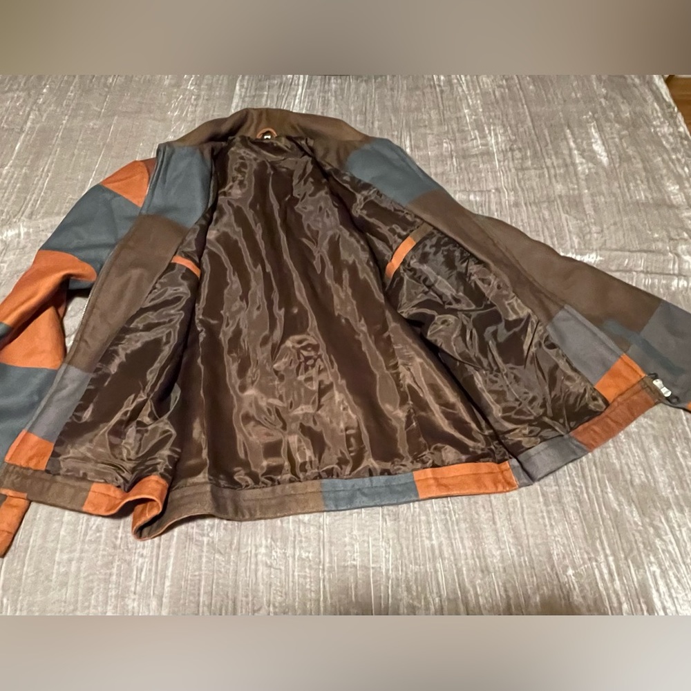Patchwork jacket. Great color blocking and colors.  NEW. OFFERS considered! - Picture 2 of 3